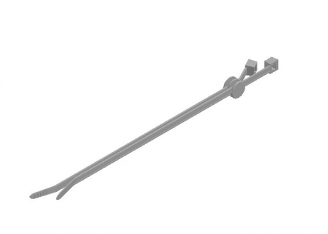模型图纸 适用于平行布线的分体式固定扎带02型_T50RCOUPLER-PA46-GY(156-00382)